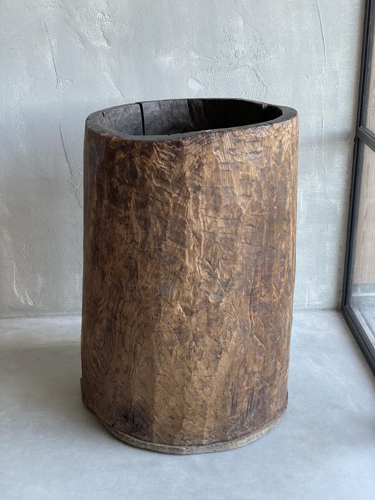 A C19th hollowed Trunk vessel