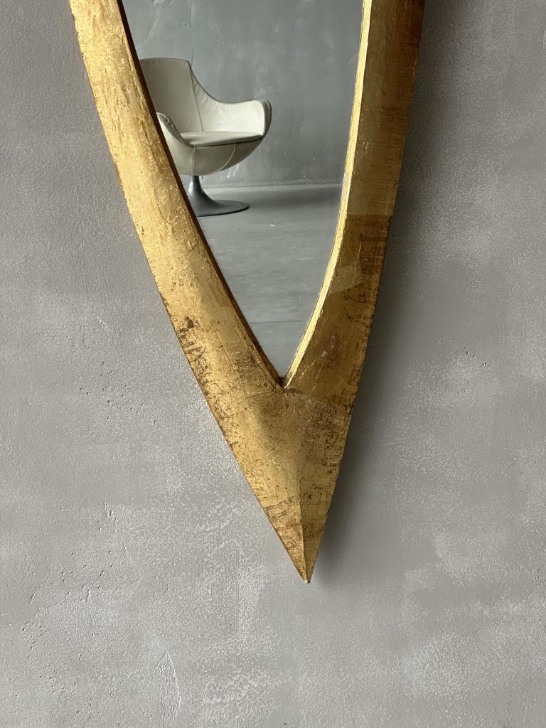 An Exceptional Pair of 1960s Gilt Mirrors