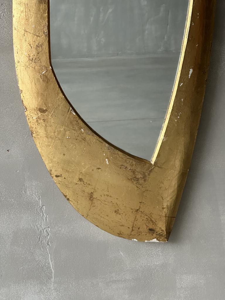 An Exceptional Pair of 1960s Gilt Mirrors