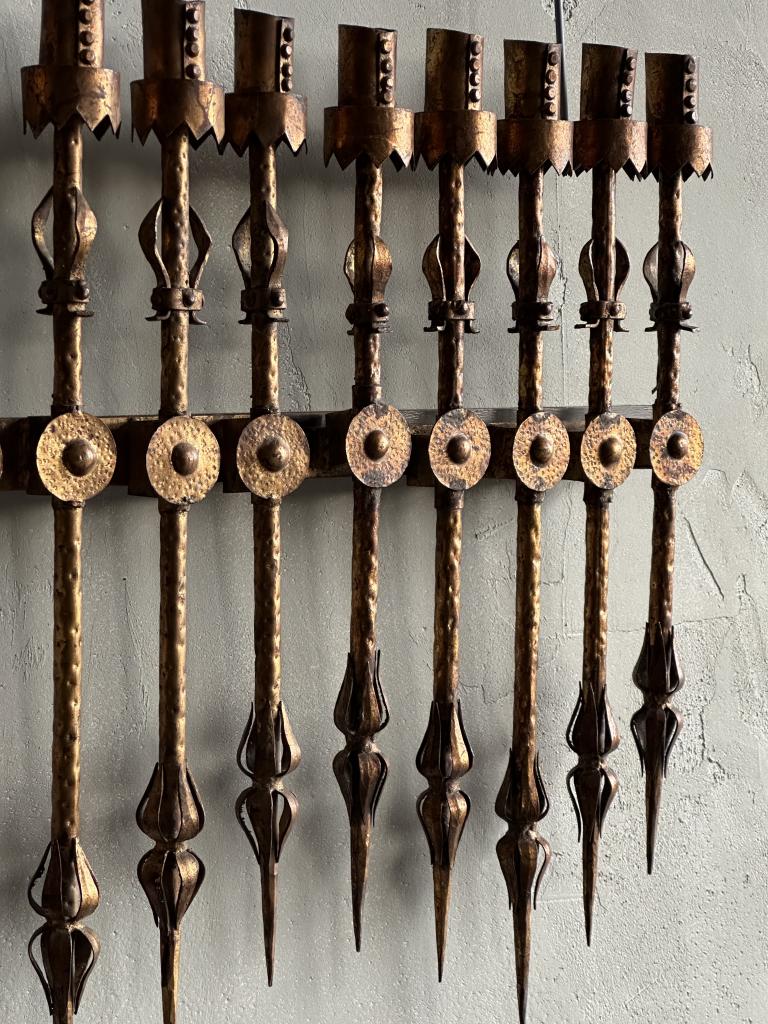 A Large Brutalist Spanish Wall Sconce
