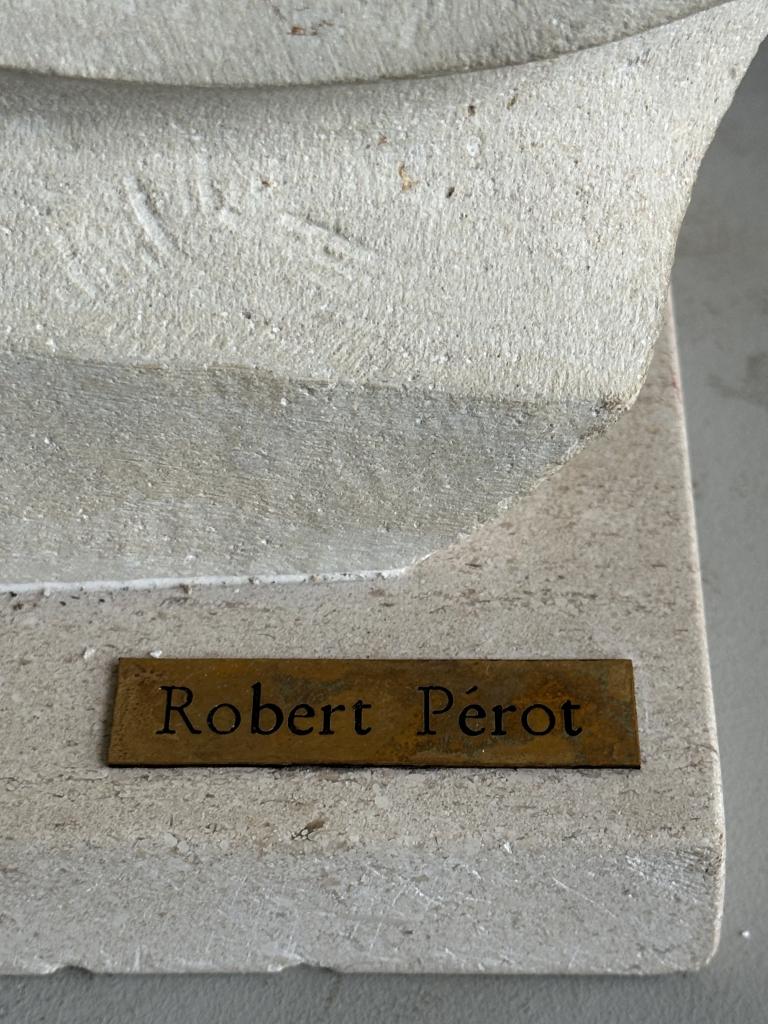 A Midcentury Stone Sculpture by Robert Pérot