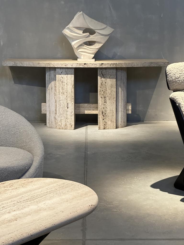 A Midcentury Stone Sculpture by Robert Pérot