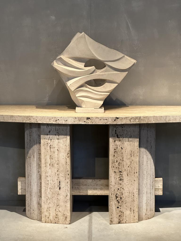 A Midcentury Stone Sculpture by Robert Pérot