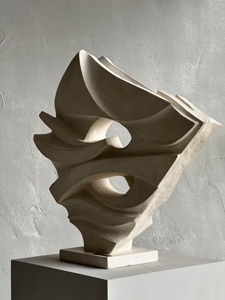 A Midcentury Stone Sculpture by Robert Pérot