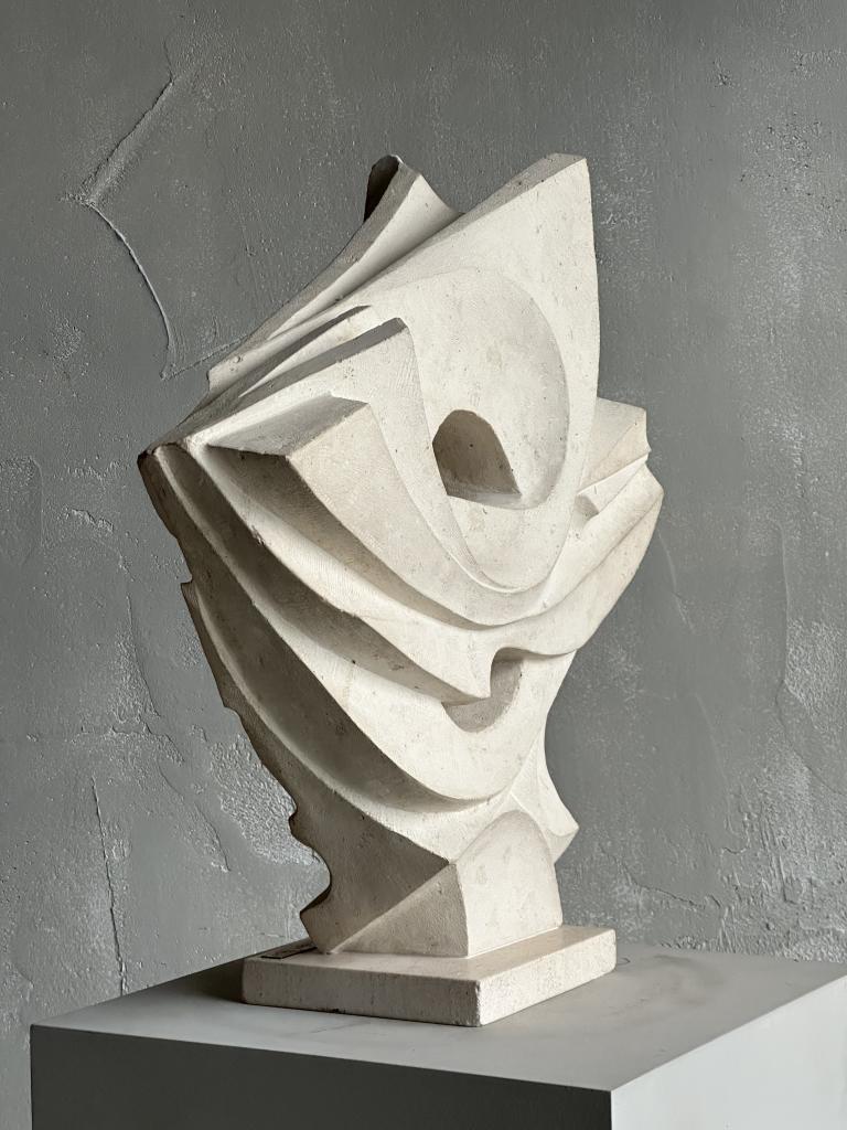 A Midcentury Stone Sculpture by Robert Pérot