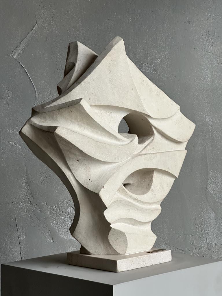 A Midcentury Stone Sculpture by Robert Pérot