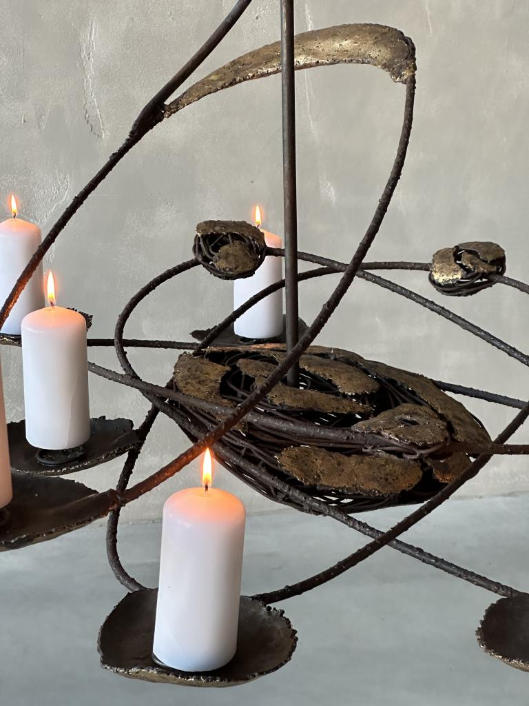 A 1960s Celestial Lighting Sculpture