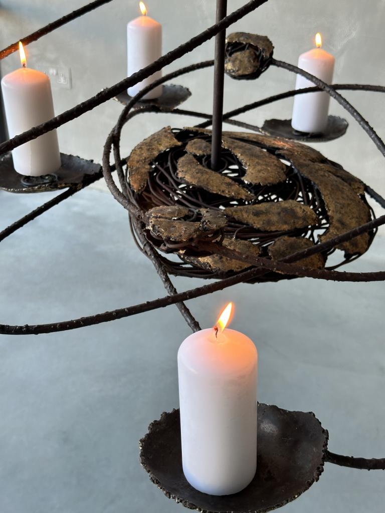 A 1960s Celestial Lighting Sculpture