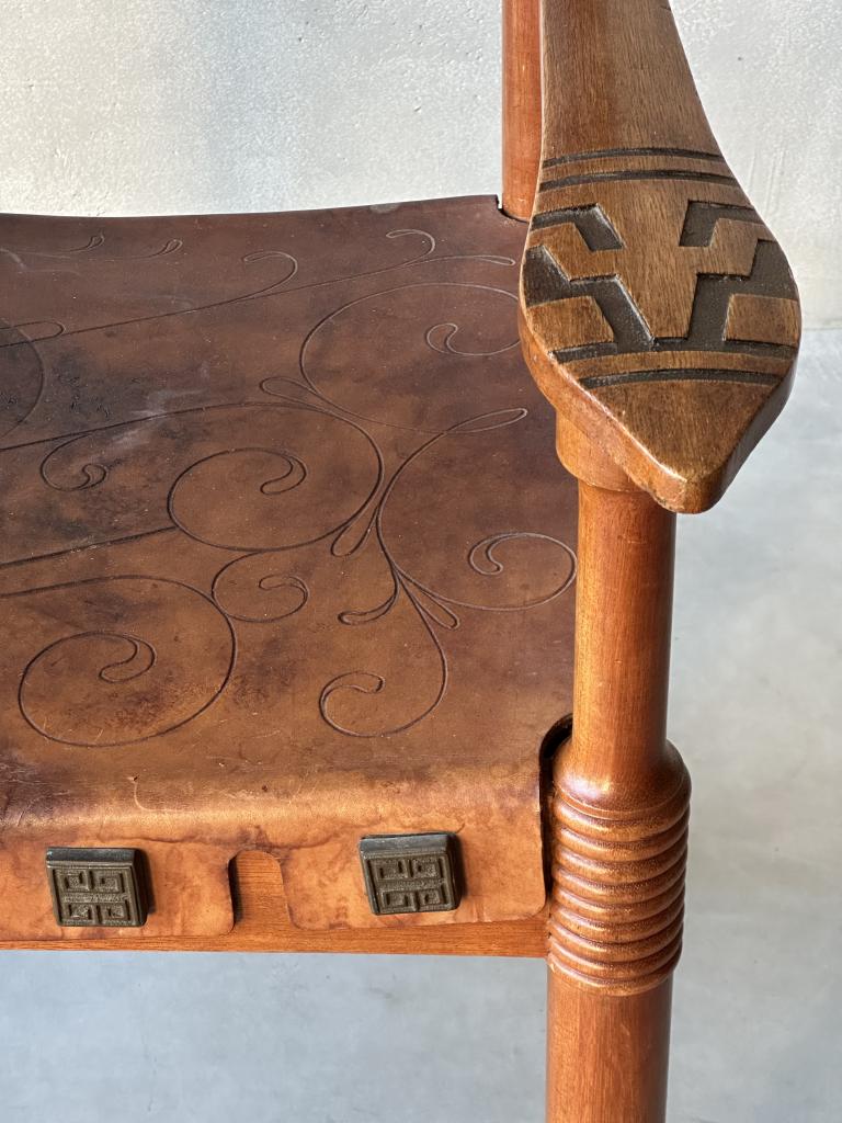 A Pair of  Spanish Designed Armchairs