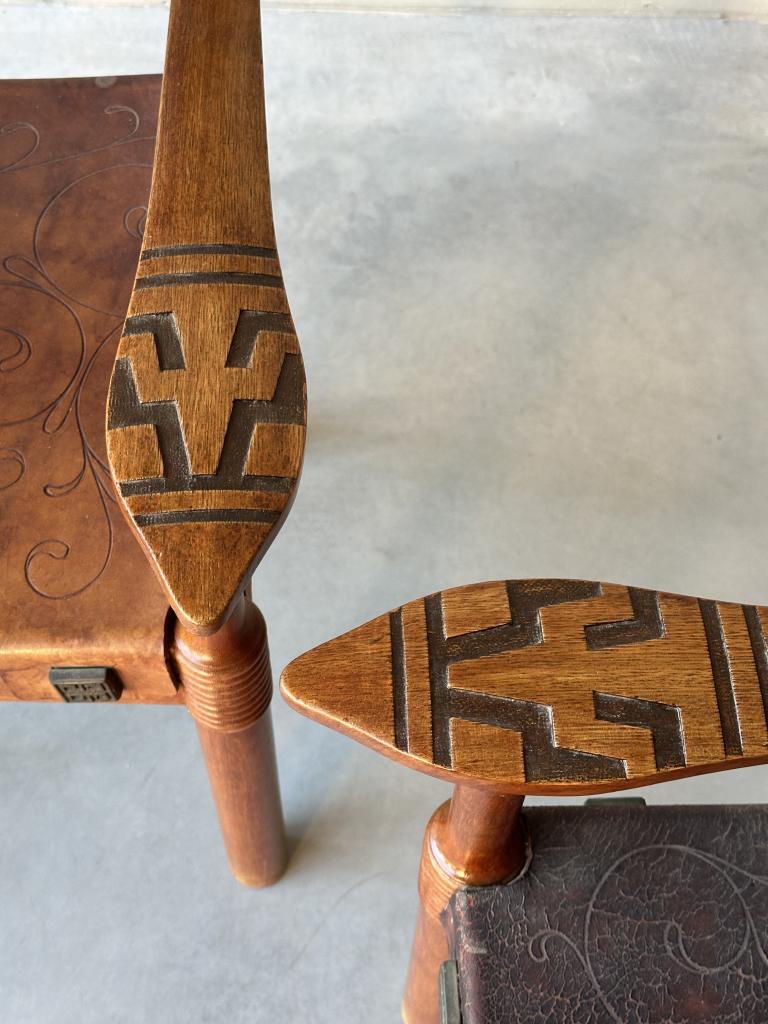 A Pair of  Spanish Designed Armchairs