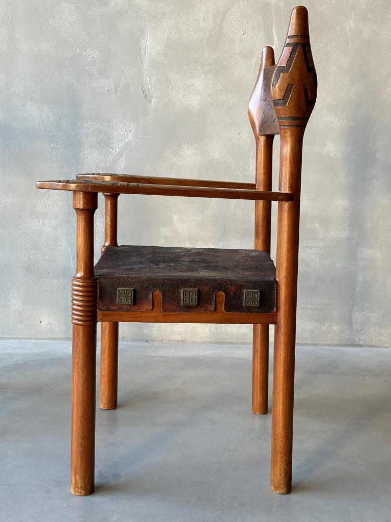 A Pair of  Spanish Designed Armchairs