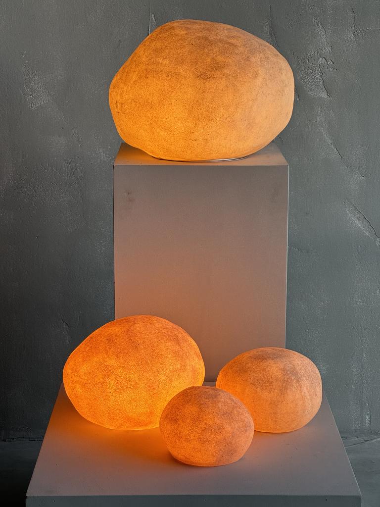 A Set of 4 1960s André Cazenave Lamps