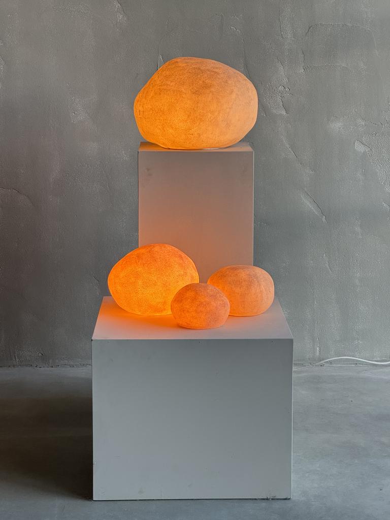 A Set of 4 1960s André Cazenave Lamps