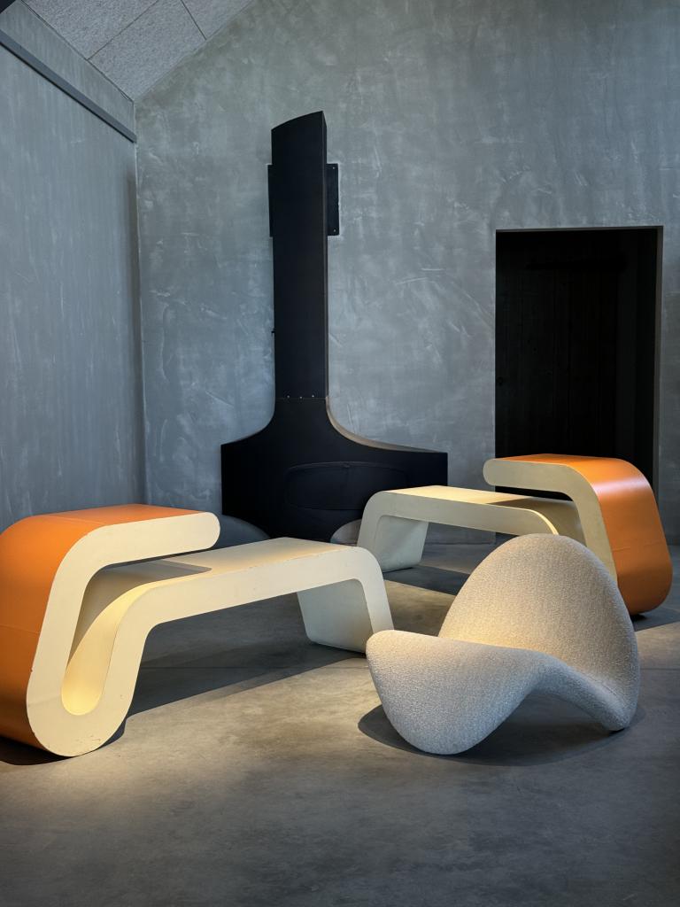 A Pair of 1970s Space Age Console Tables