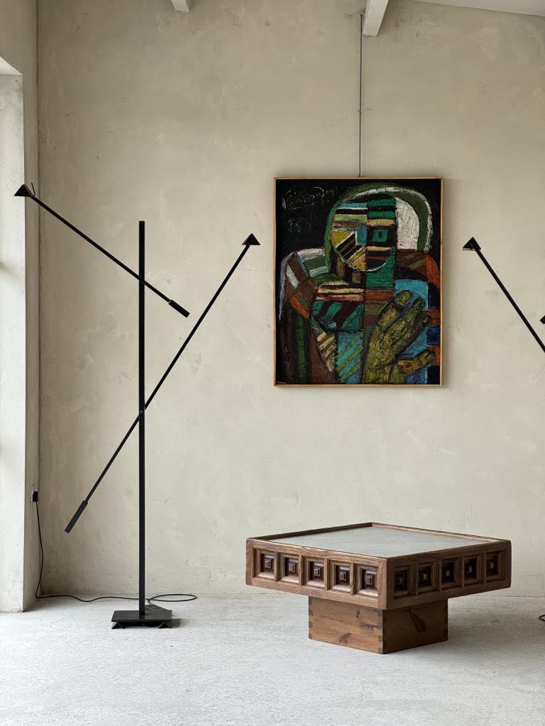 A Pair of Articulating Floor Lamps