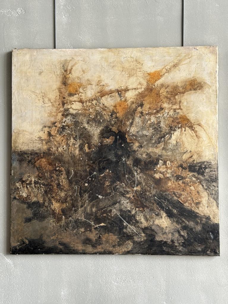 A Pair of 1980s Abstract Paintings