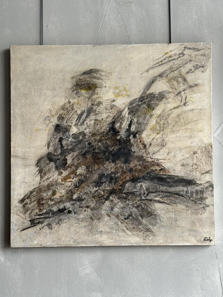 A Pair of 1980s Abstract Paintings