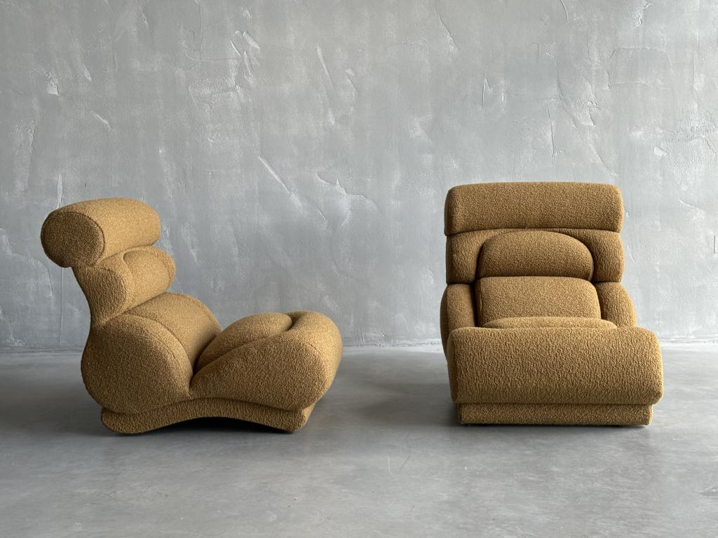 An Unusual Pair of 1960s French Chairs