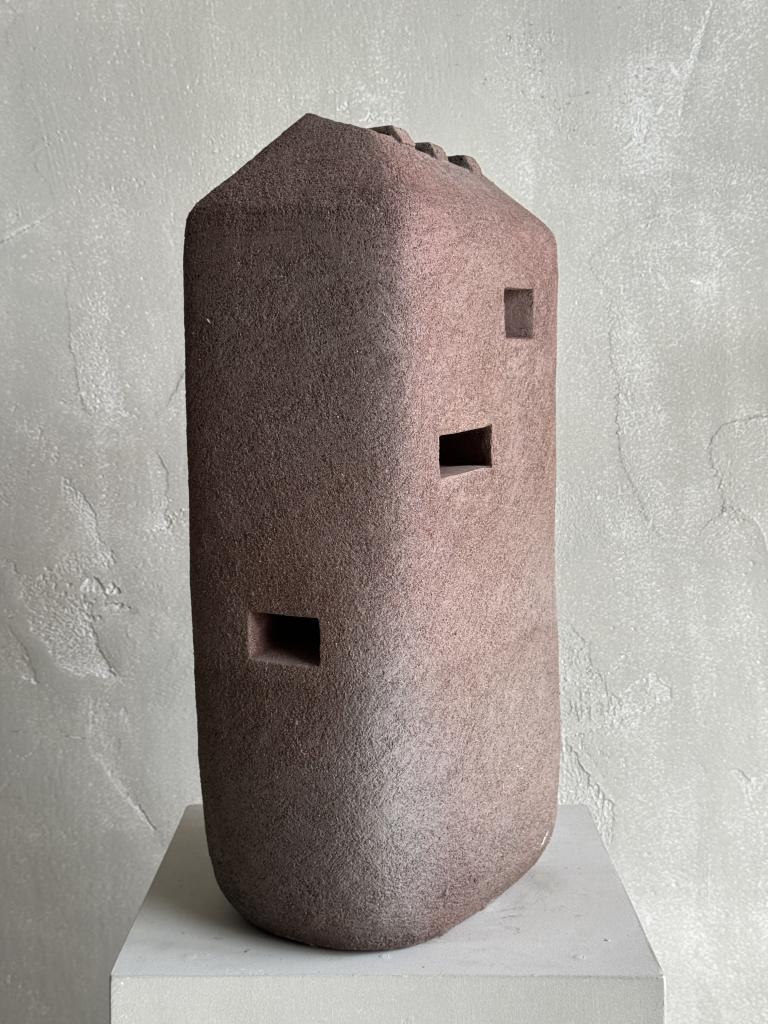 A Large Brutalist Sculptural Vase