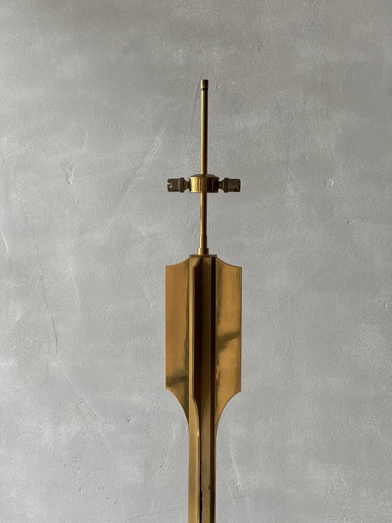 A 1960s French Brass Floor Lamp