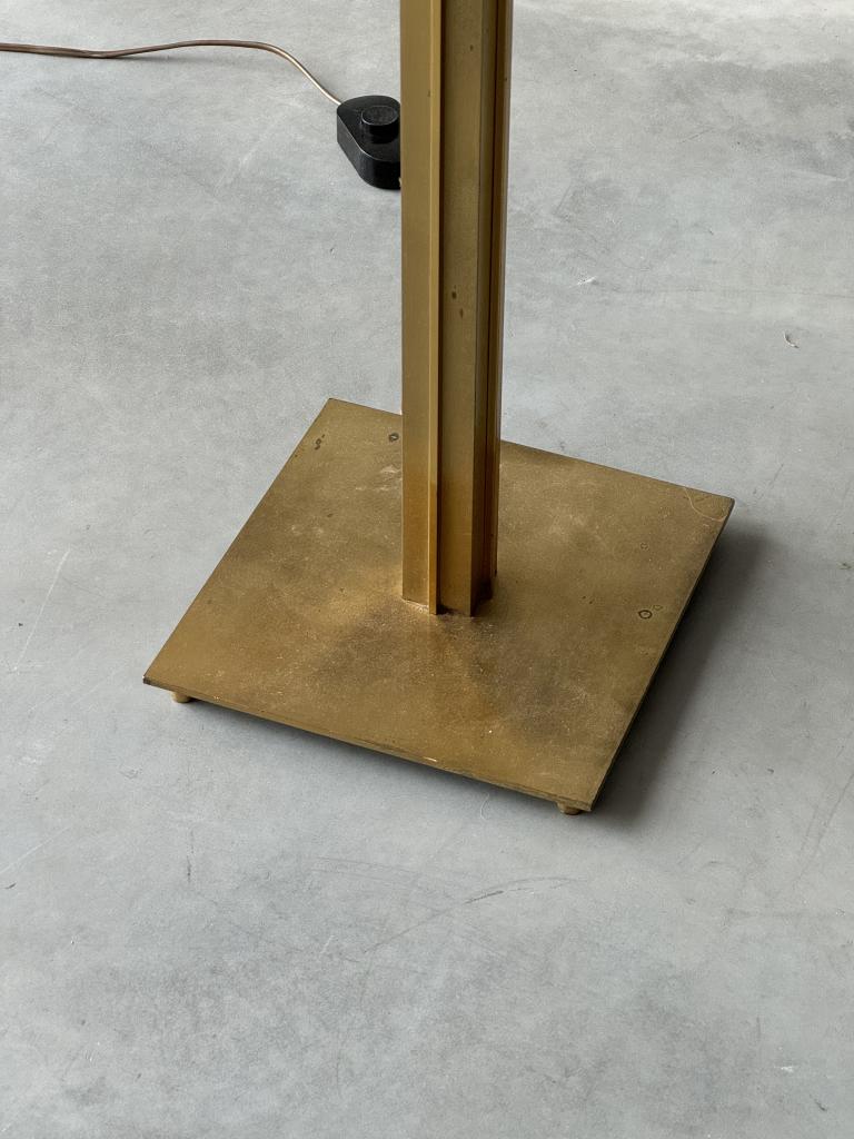 A 1960s French Brass Floor Lamp