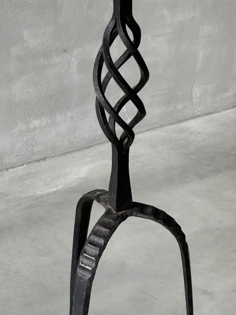 A Chic 1950s French Iron Floor Lamp
