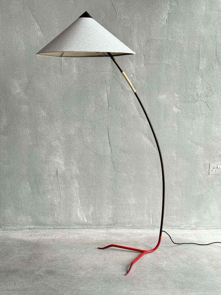 A 1950s Sumatra Floor Lamp