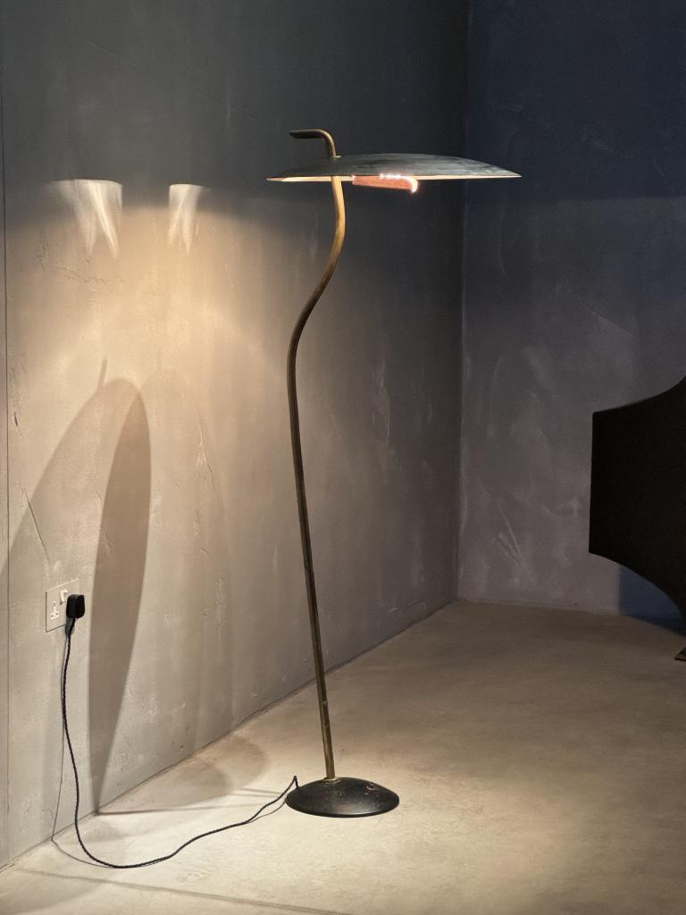 A Rare Floor Lamp Attributed to Gino Sarfatti