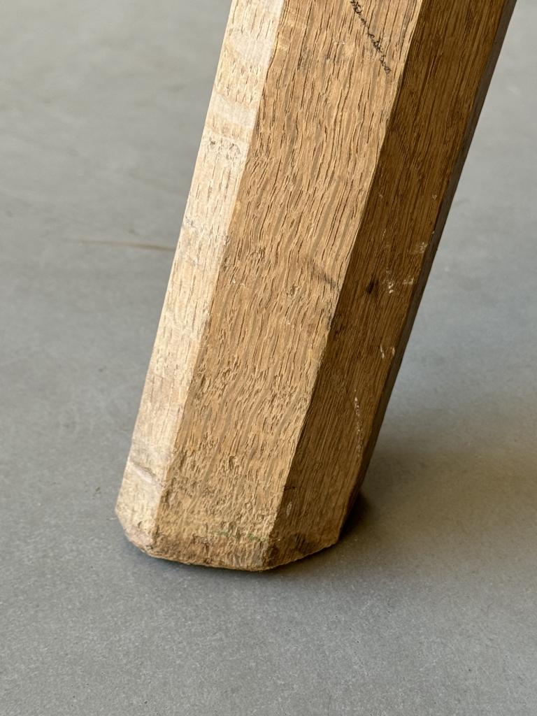 A Rustic Oak Console Table