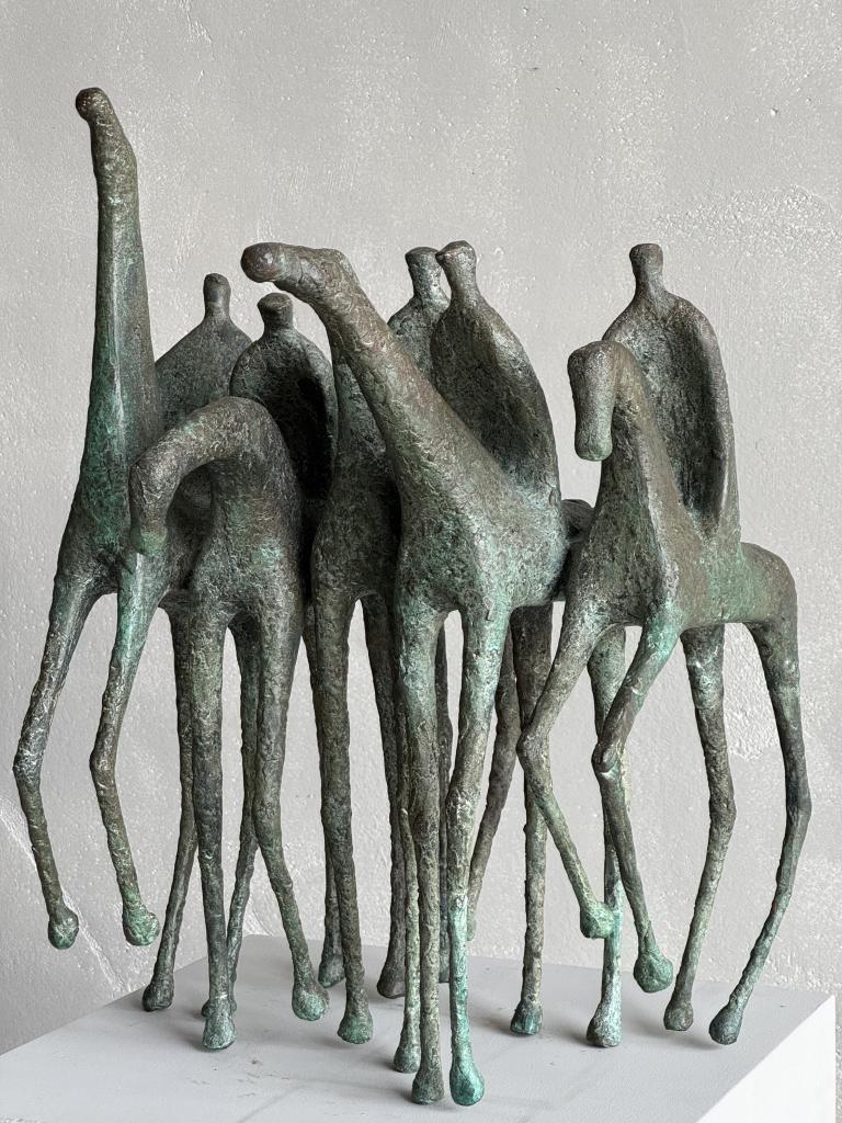 A 1960s Abstract Bronze Sculpture