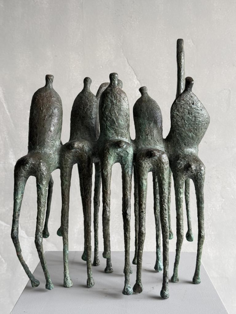 A 1960s Abstract Bronze Sculpture
