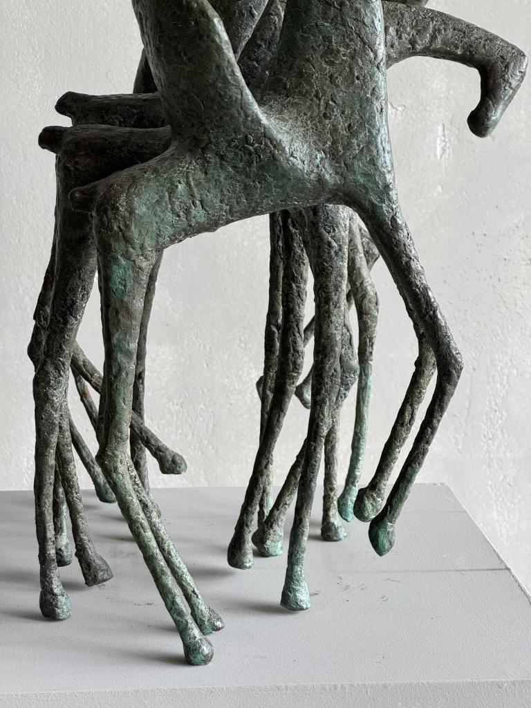 A 1960s Abstract Bronze Sculpture