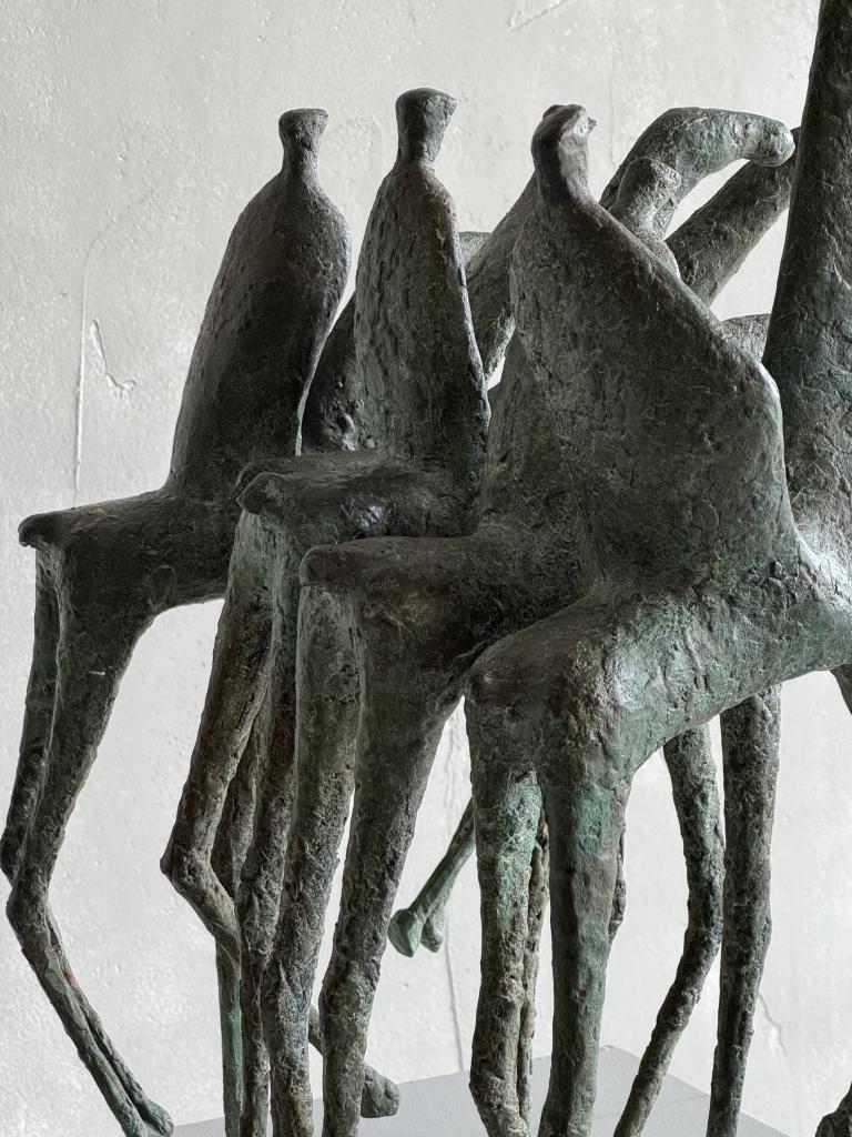 A 1960s Abstract Bronze Sculpture