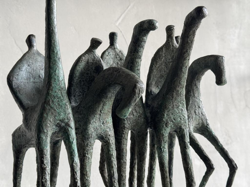 A 1960s Abstract Bronze Sculpture