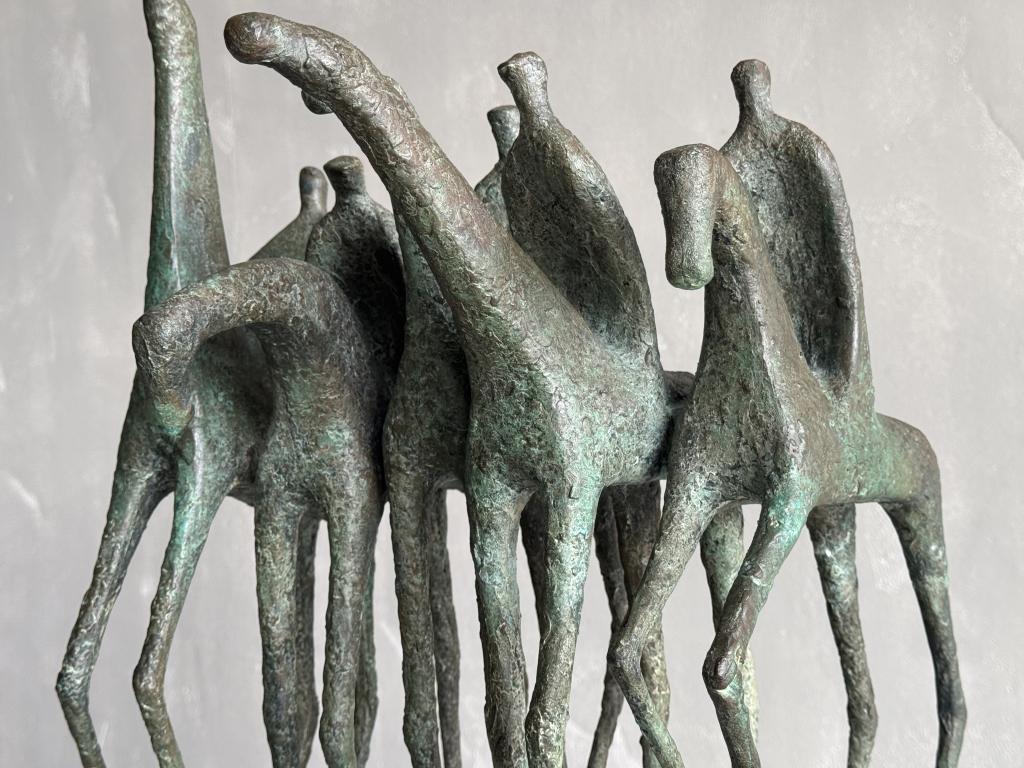 A 1960s Abstract Bronze Sculpture