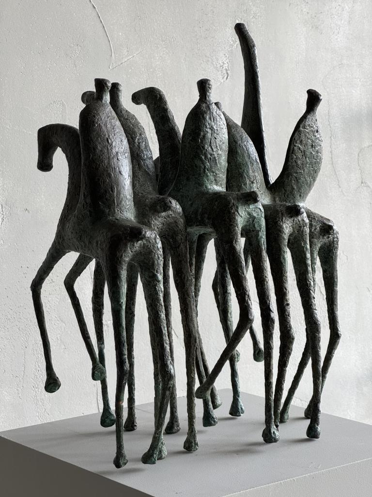 A 1960s Abstract Bronze Sculpture