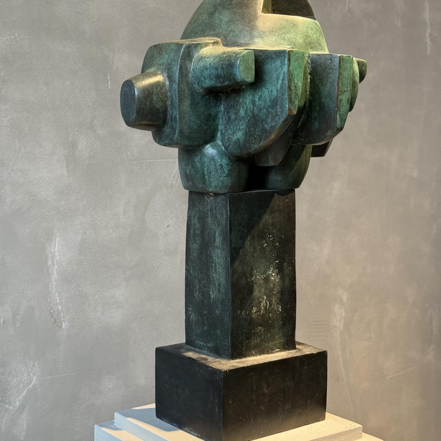 An Abstract Bronze by Maurice Perrenoud