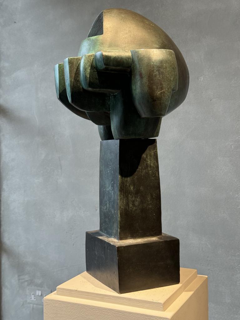 An Abstract Bronze by Maurice Perrenoud