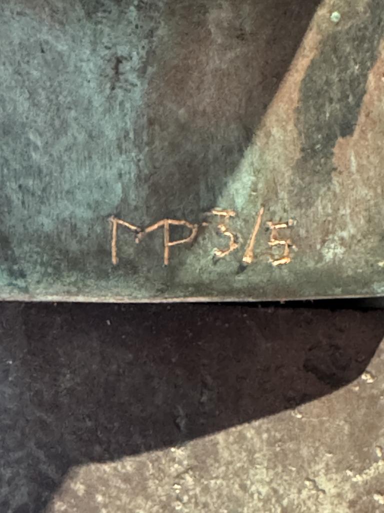 An Abstract Bronze by Maurice Perrenoud