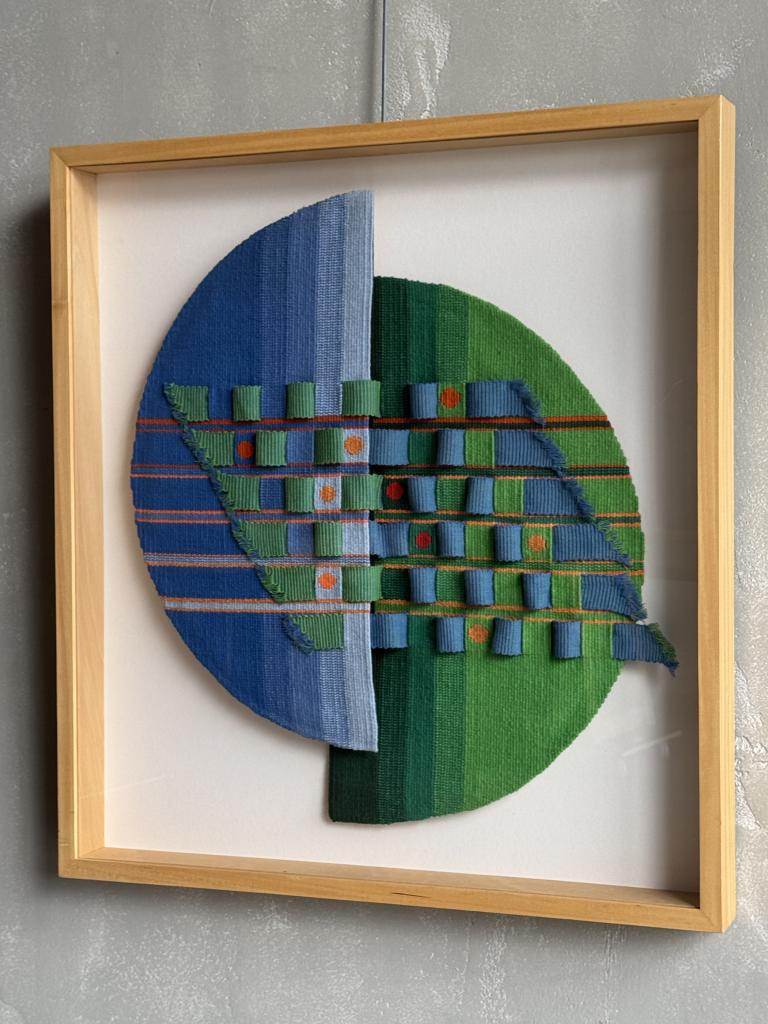 A 1970s Framed Wool Work Tapestry