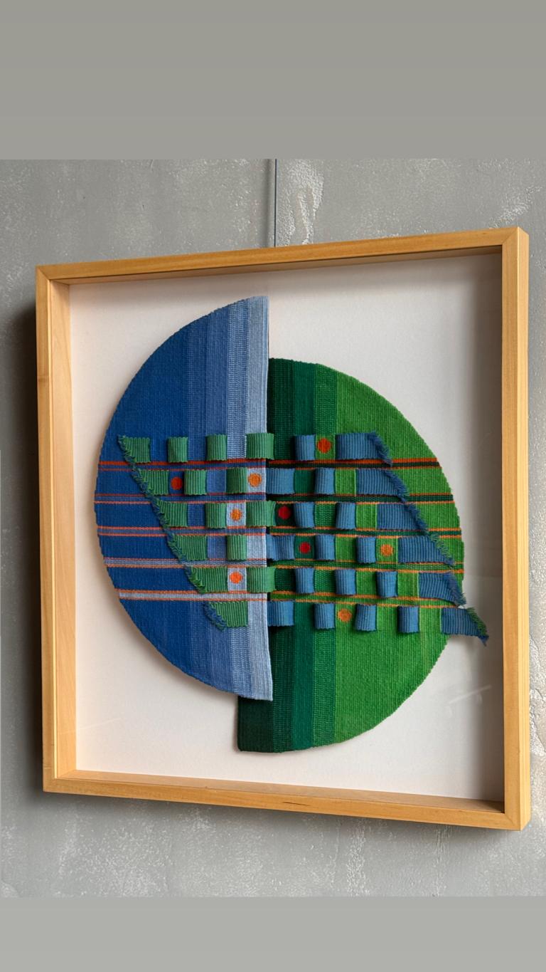 A 1970s Framed Wool Work Tapestry