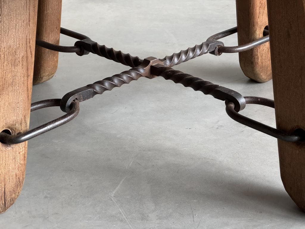A 1960s Belgian Oak Coffee Table