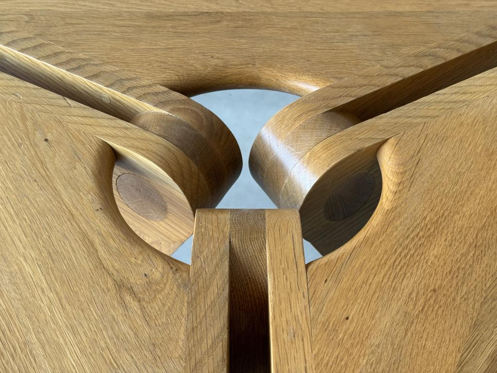 A 1960/70s French Oak Gueridon