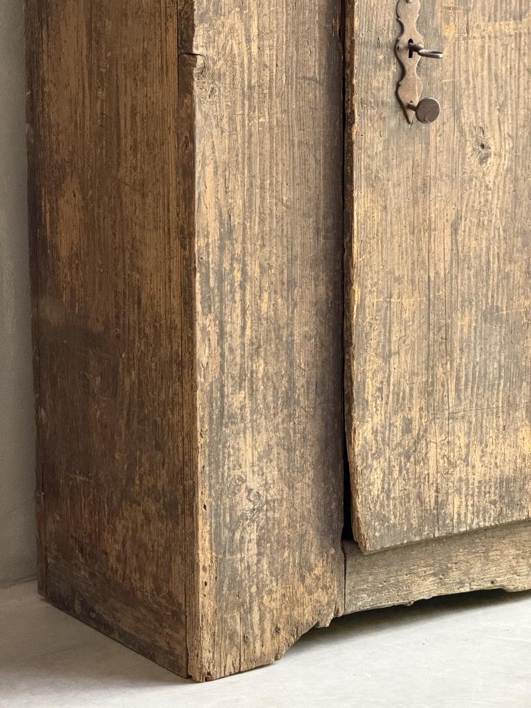 A Primitive C18th Pine Cupboard