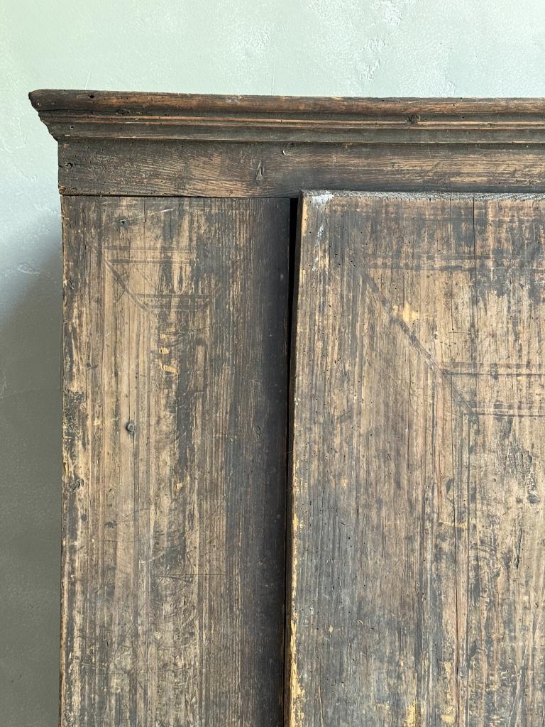 A Primitive C18th Pine Cupboard