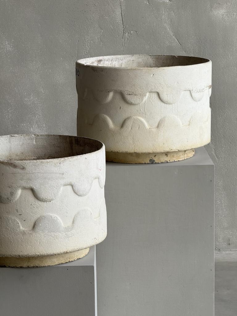 A Pair of 1960s Brutalist Planters