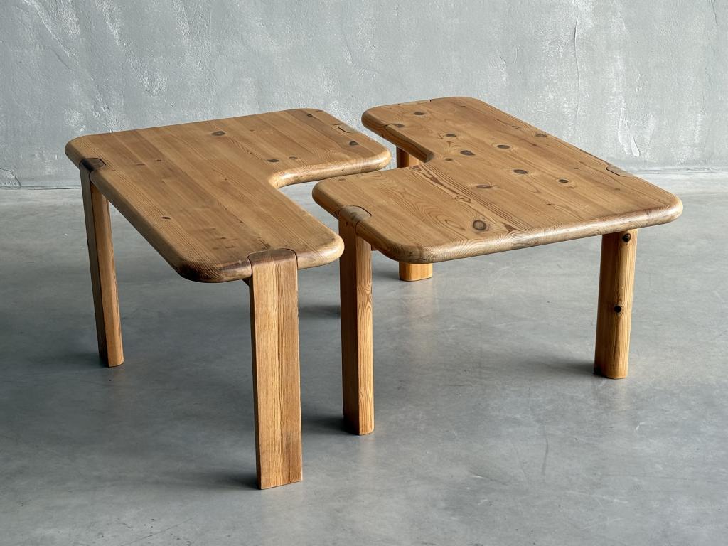 A 1970s Pine Coffee Table