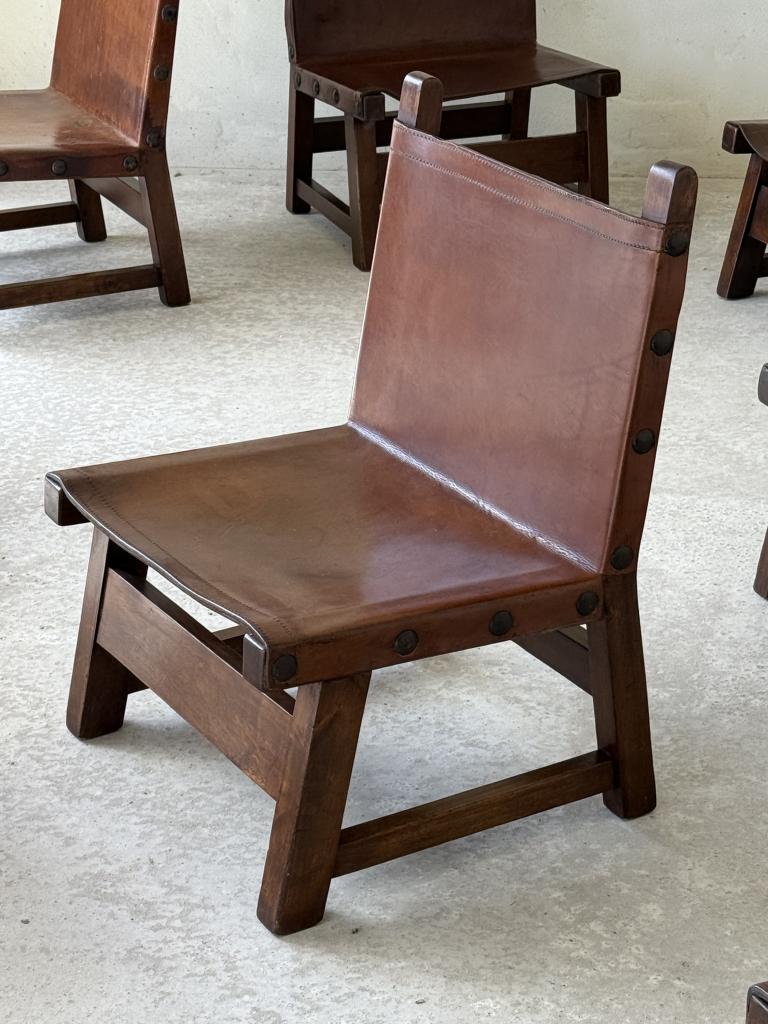 8 Paco Muñoz style Midcentury Chairs