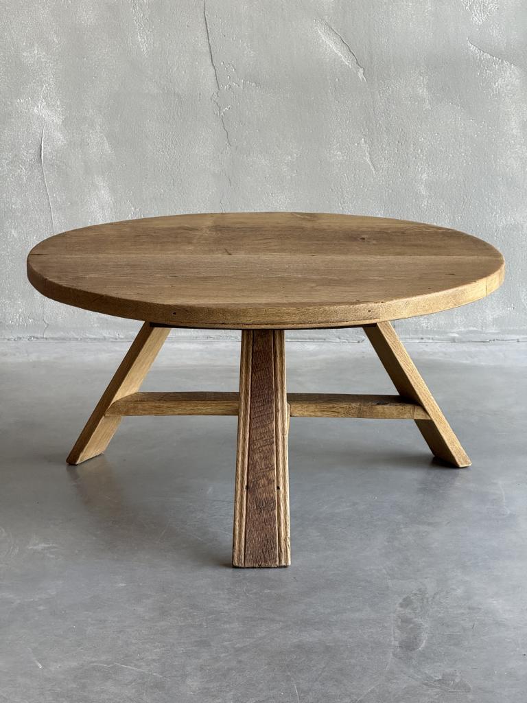 A Rustic 1960s Oak Coffee Table