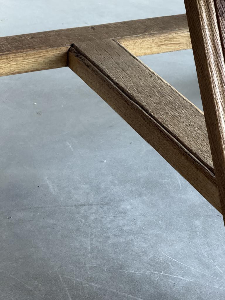A Rustic 1960s Oak Coffee Table